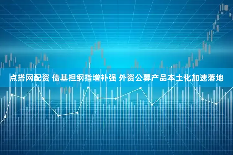 点搭网配资 债基担纲指增补强 外资公募产品本土化加速落地