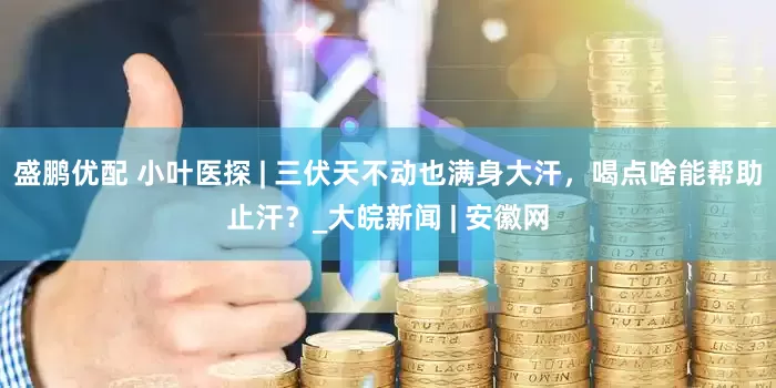 盛鹏优配 小叶医探 | 三伏天不动也满身大汗，喝点啥能帮助止汗？_大皖新闻 | 安徽网