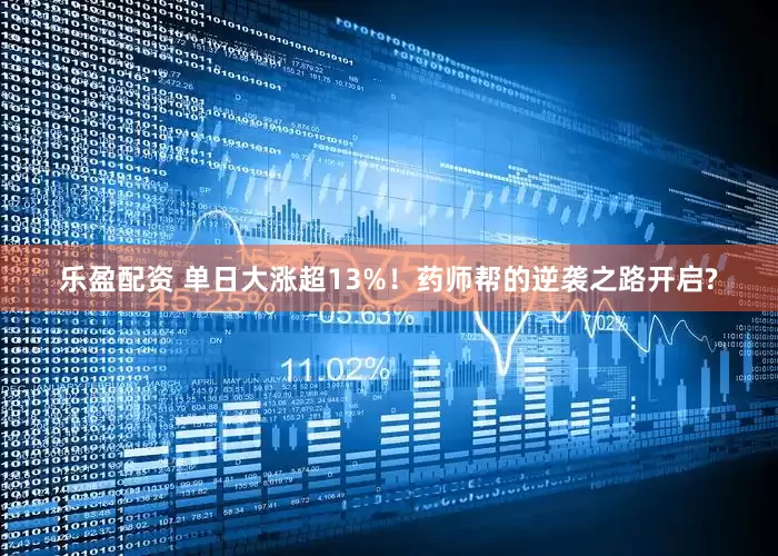 乐盈配资 单日大涨超13%！药师帮的逆袭之路开启?
